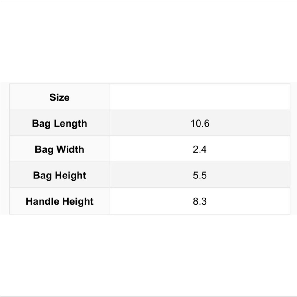 White Croc embossed baguette bag - Picture 4 of 5